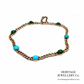Antique Turquoise Curb Bracelet