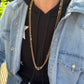 Antique Gold Fancy Long Guard Chain (9ct Gold)