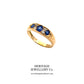 Antique Gold, Sapphire and Diamond 7-stone Ring (18ct gold; c.1902)