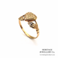 RESERVED - Victorian Gold Claddagh Ring