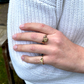 RESERVED - Victorian Gold Claddagh Ring