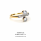 Antique Toi et Moi Diamond Ring