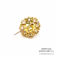 Antique Old Cut Diamond Mourning Brooch