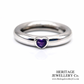 Tiffany & Co. Amethyst Heart Ring (18ct white gold)
