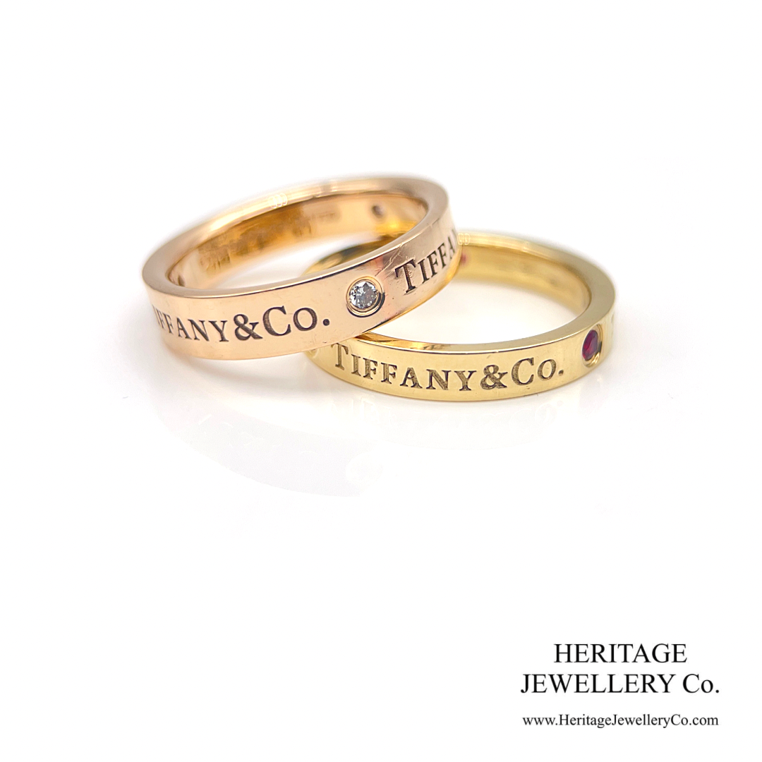 Tiffany Ruby Band Ring (18ct gold)