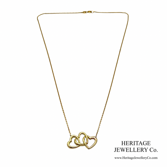 Tiffany & Co. Interlocking Hearts Pendant Necklace (18ct gold)