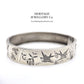 Antique Victorian Silver Bangle Bracelet (c. 1885)
