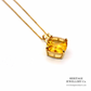 Fine Citrine Pendant Necklace (14ct gold)