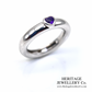 Tiffany & Co. Amethyst Heart Ring (18ct white gold)