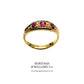 Edwardian Ruby and Diamond Gypsy Ring