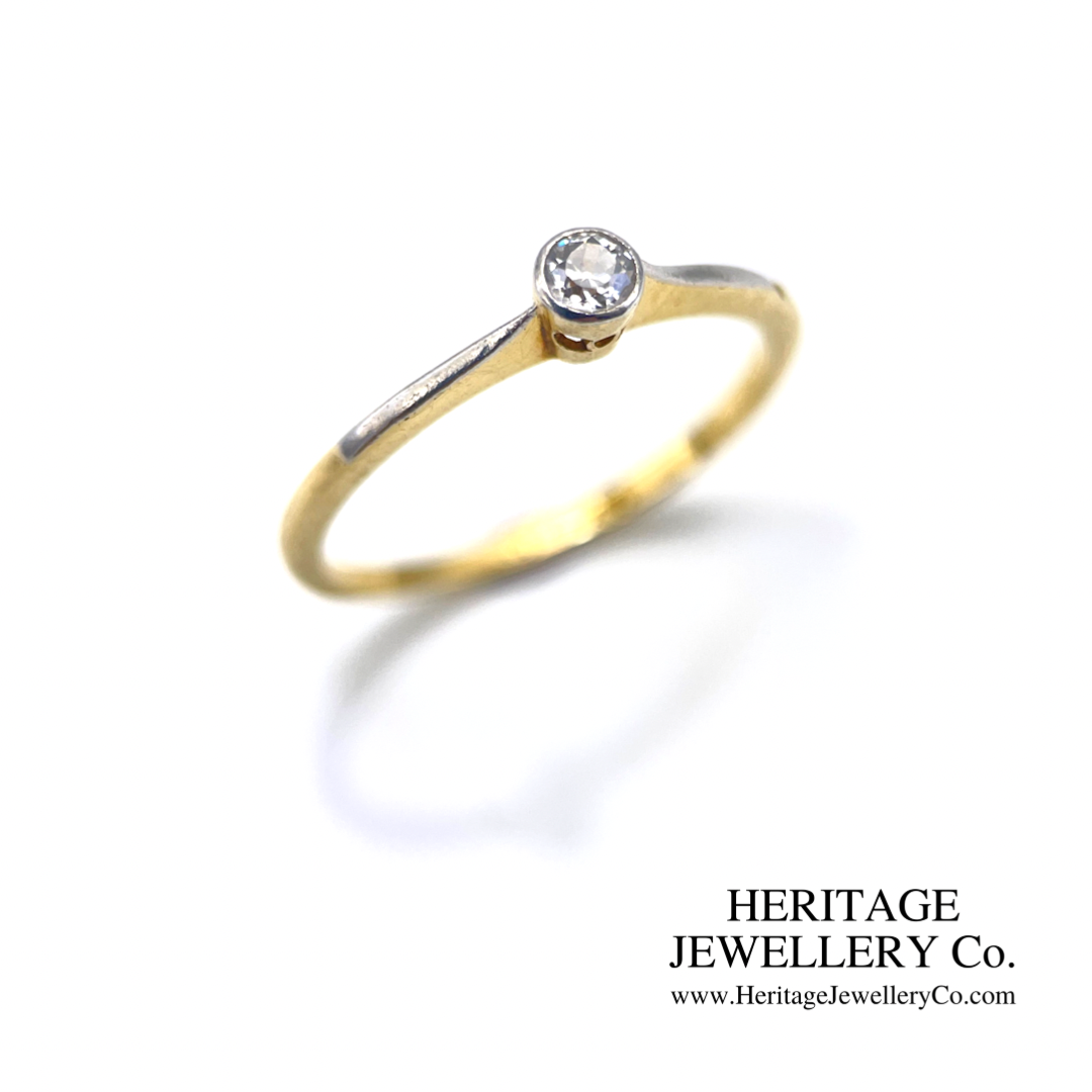Antique Diamond Single Stone Ring
