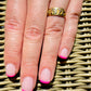 Rare Three Colour Gold Mizpah Ring