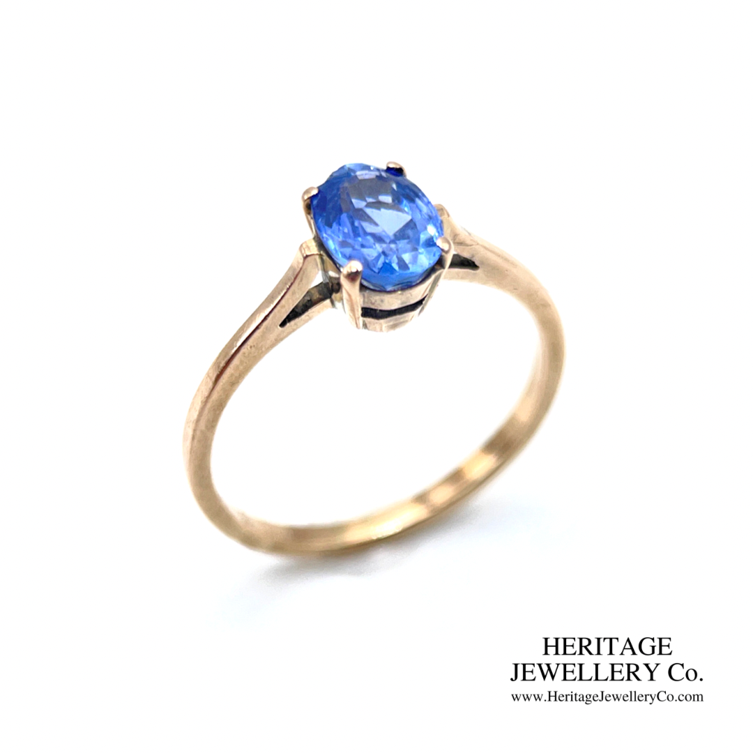 Vintage Sapphire Single Stone Ring