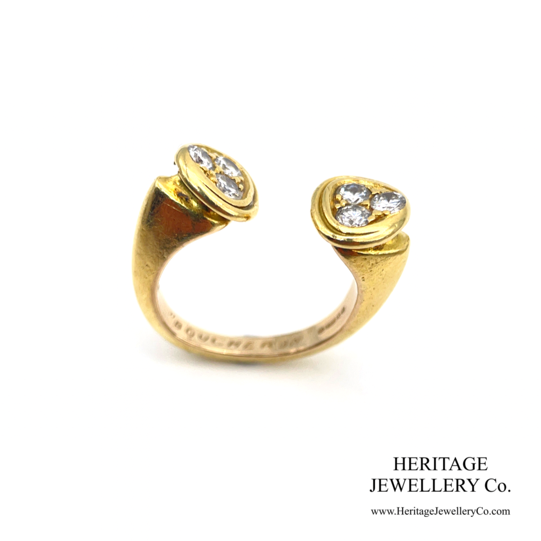 Vintage Boucheron Abstract Diamond Ring