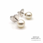 Tiffany Signature Pearl Ear Studs (18ct White Gold)