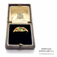 Victorian Green Garnet and Diamond Gypsy Ring (18ct; c.1890-1900)