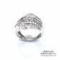 Vintage 5-Row Diamond Ring