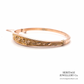 Vintage Gold Floral Bangle (c. 1938; 9ct gold)