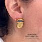 Fine OJ Perrin Sapphire Earclips