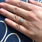 Antique Opal and Diamond Cluster Ring