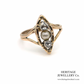 Antique Rose Diamond and Pearl Ring