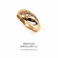 Antique Diamond Gypsy Ring (18ct gold; c.1912)
