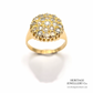 Antique Diamond Cluster Ring (c. 1.0ct; 18ct gold)