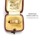 Antique Rose Gold Engraved Wide Band (c. 1890-1900)