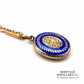 Antique Blue Enamel Mourning Locket