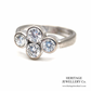 Diamond 4-Stone Ring (18ct white gold)