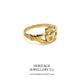 Vintage Diamond-set Claddagh Ring
