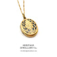 Antique Gold and Enamel Mourning Locket