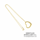 Tiffany & Co. Open Heart Pendant and Chain by Elsa Peretti (22mm)