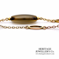 Antique Chain with Agate Spacers