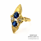 Vintage Sapphire and Diamond Ring