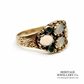 Antique Opal and Emerald Ring