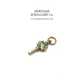 Gold-cased and Turquoise Fob Watch Key Pendant (9ct)