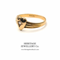 Victorian Diamond Gypsy Heart Ring (c.1897)