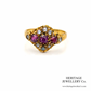 Victorian Garnet & Pearl Ring (15ct; c.1900)