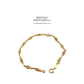 Vintage Fancy Link Gold Bracelet