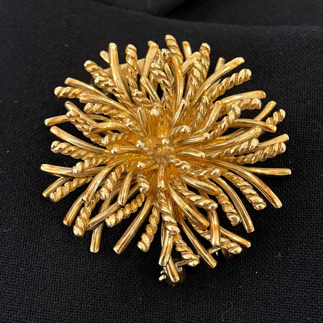 Vintage Tiffany Sea Anemone Brooch