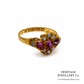 Victorian Garnet & Pearl Ring (15ct; c.1900)