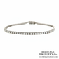 White Gold & Diamond Line Bracelet (3.5ct)