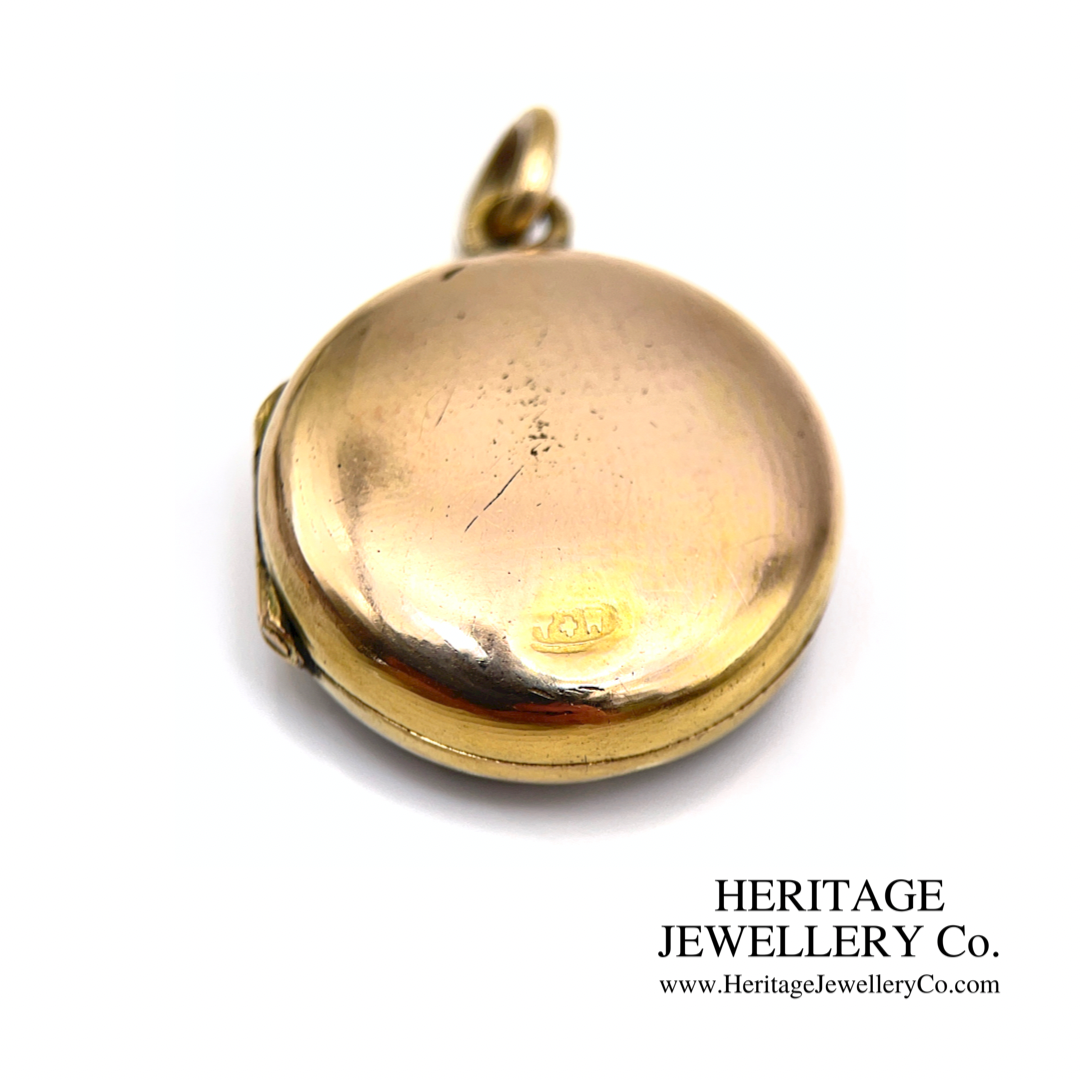 Antique Victorian Gold Locket (9ct Gold Back & Front)