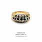 Vintage Sapphire and Diamond Ring