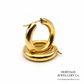 Vintage Gold Hoop Earrings (18ct)