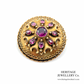 Victorian Garnet Memorial Locket Brooch