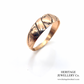 Antique Heart Engraved Band