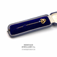 Antique Sapphire & Pearl Pin with Antique Box