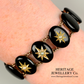 Victorian Onyx & Gold Memorial Bracelet